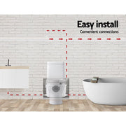 Giantz Macerator Sewerage Pump Waste Water Marine Toilet Disposal Unit Clean PUMP-MAC-400-WH