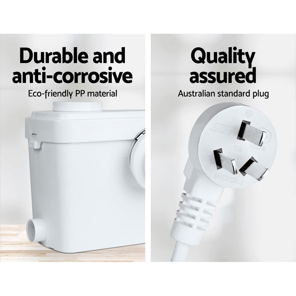 Giantz Macerator Sewerage Pump Waste Water Marine Toilet Disposal Unit Laundry PUMP-MAC-600