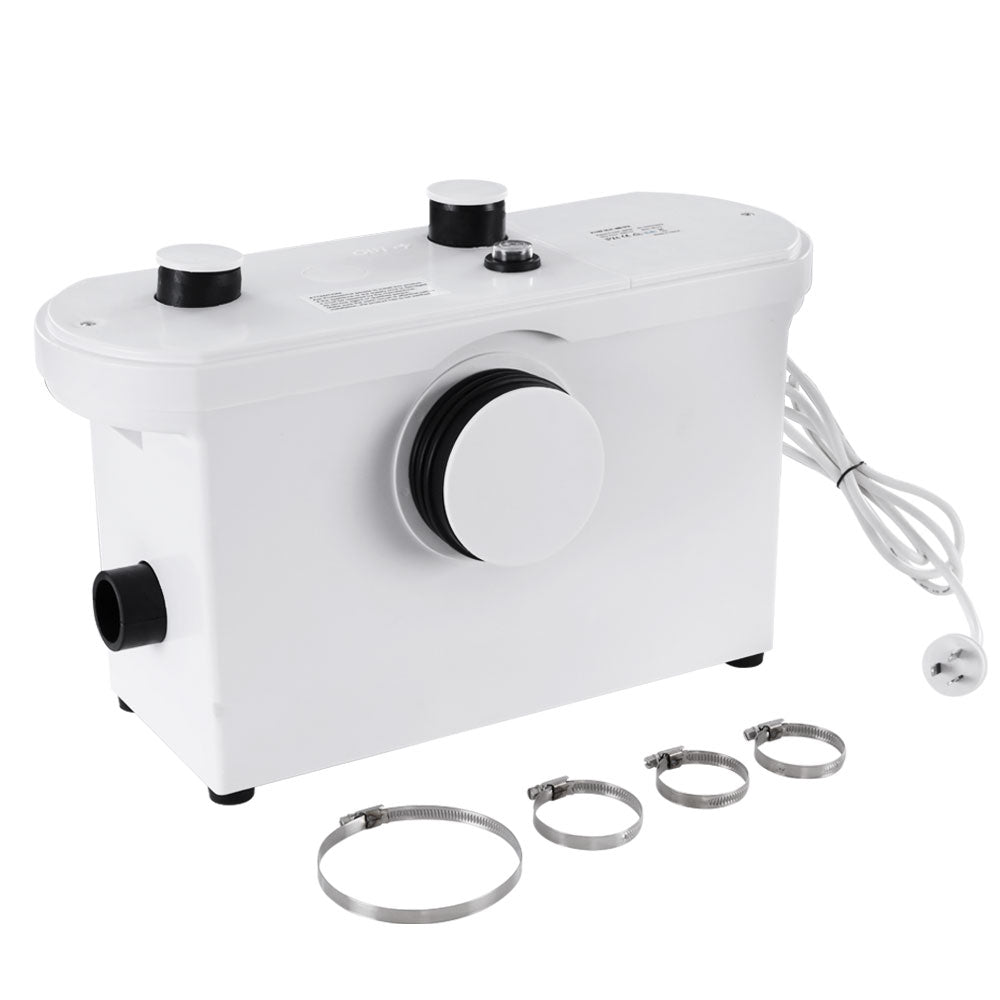Giantz Macerator Sewerage Pump Waste Water Marine Toilet Disposal Laundry Unit PUMP-MAC-600-WH