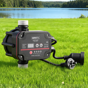 GIANTZ Digital Water Pump Controller 16A 1.5kW Max High Power Pressure Switch Adjustable 10Bar IP65 PUMP-PC-2M-BK