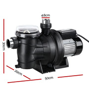Giantz Pool Pump Swimming Water Pump 2000W Max. 2.7HP Circulation Filter Electric Spa PUMP-POOL-MAX2000