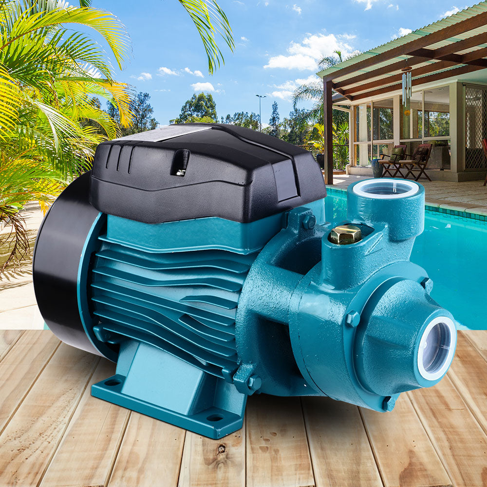 Giantz Peripheral Water Pump Garden Boiler Car Wash Auto Irrigation House QB60 PUMP-QB60-IT-BU