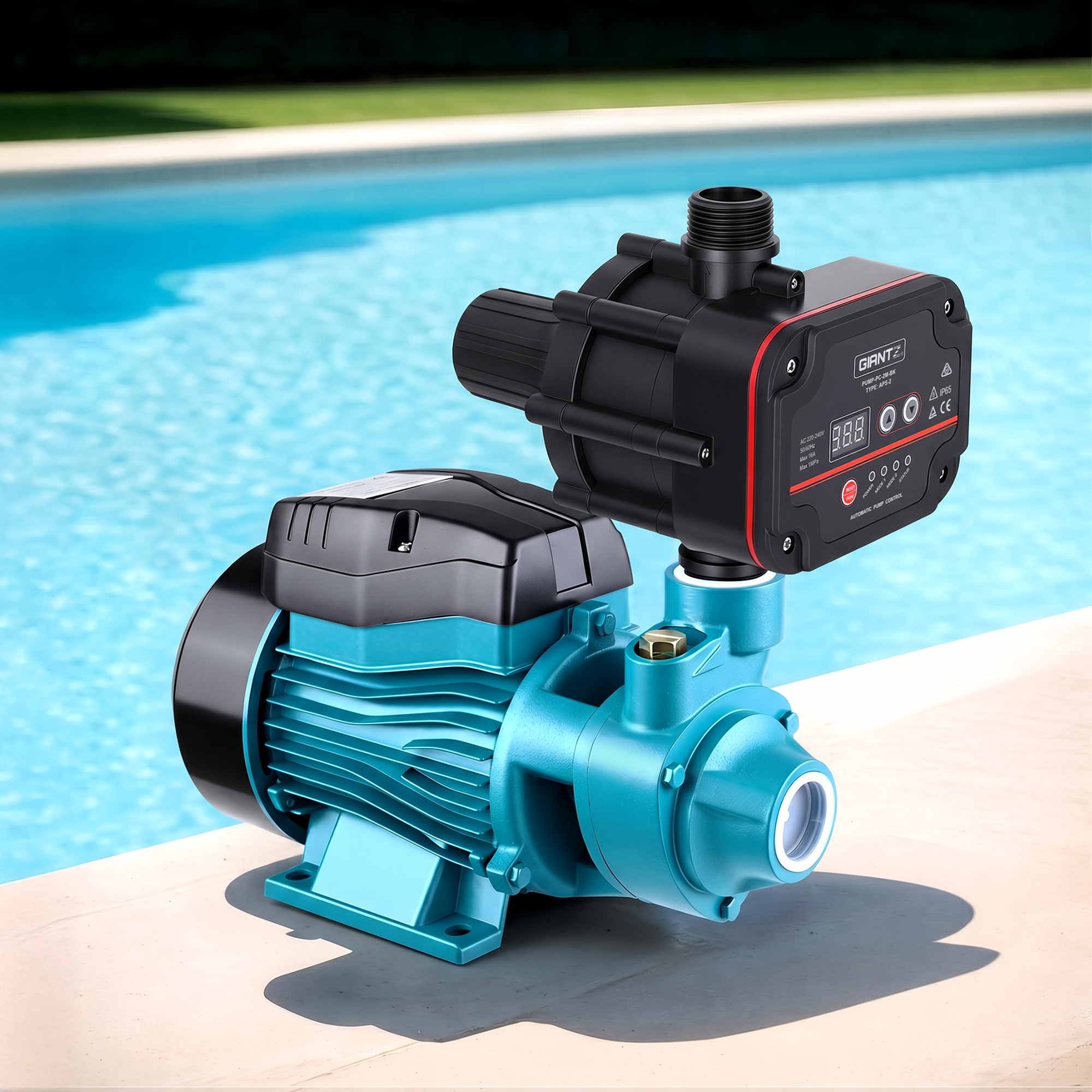Giantz Peripheral Water Pump Automatic Controller Clean Garden Rain Tank 0.5HP