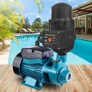 Giantz Peripheral Water Pump Garden Boiler Car Wash Auto Irrigation QB60 Black PUMP-QB60-IT-BU-TPC
