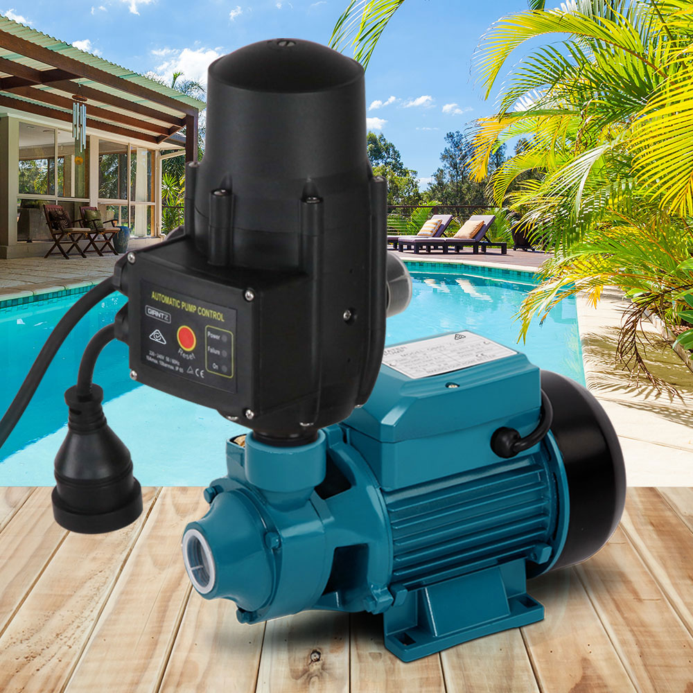 Giantz Auto Peripheral Pump Clean Water Garden Boiler Car Wash Irrigation QB60 PUMP-QB60-TPC