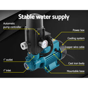 Giantz Auto Peripheral Pump Clean Water Garden Boiler Car Wash Irrigation QB60 PUMP-QB60-TPC