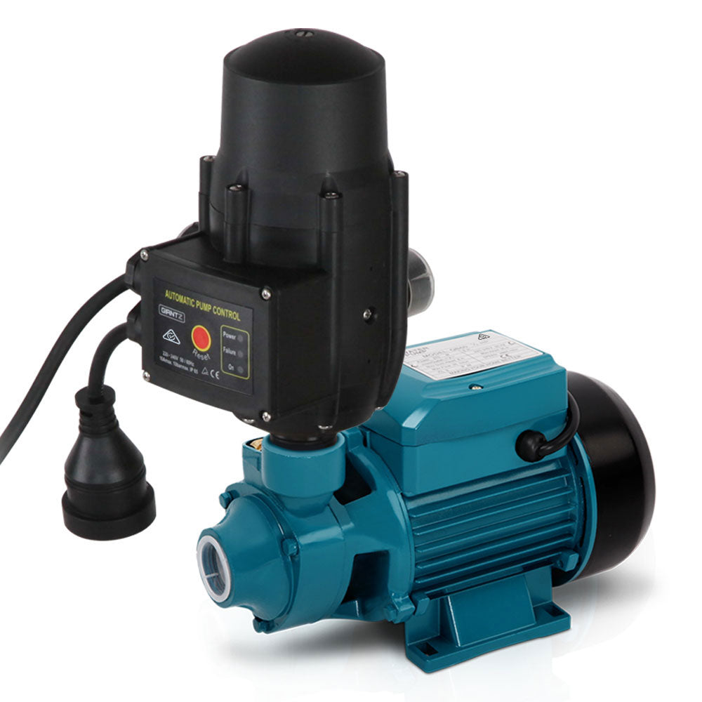 Giantz Auto Peripheral Pump Clean Water Garden Boiler Car Wash Irrigation QB60 PUMP-QB60-TPC