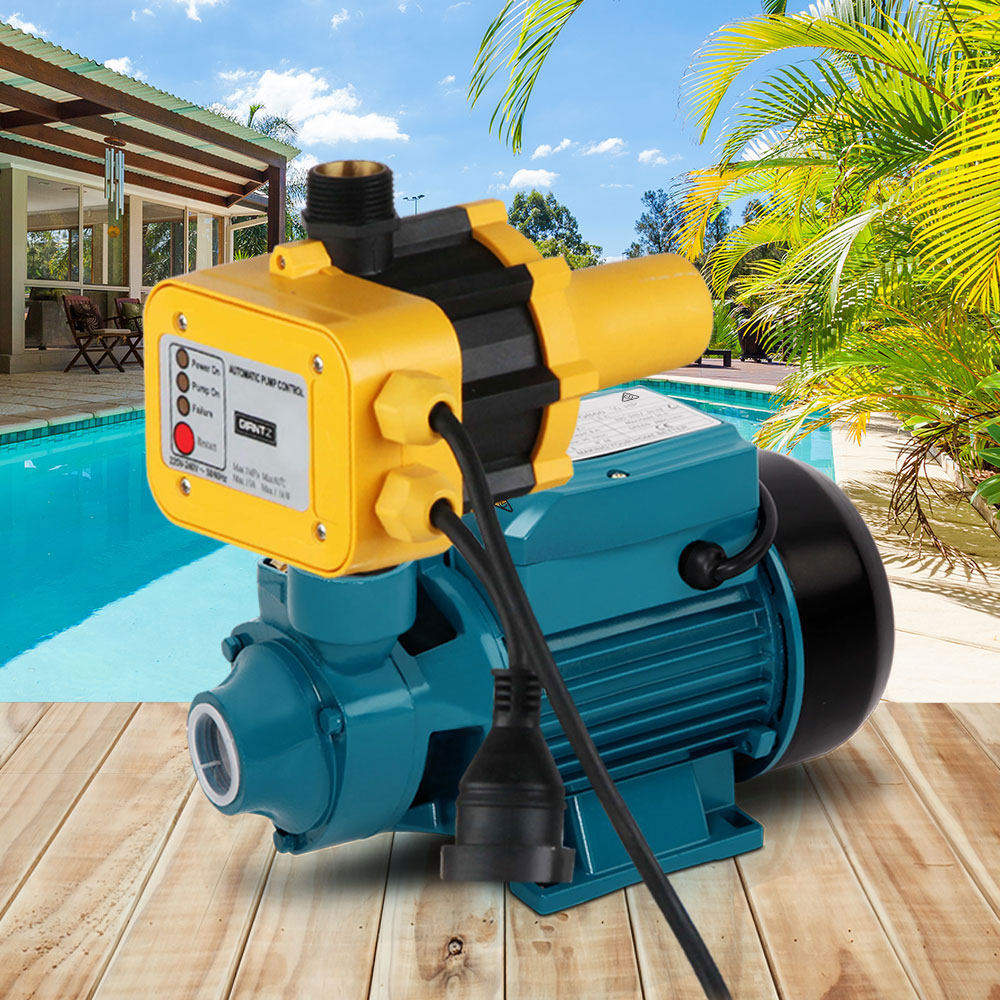 Giantz Peripheral Pump Auto Controller Clean Water Garden Farm Rain Irrigation PUMP-QB60-YEL