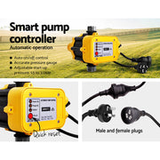 Giantz Peripheral Pump Auto Controller Clean Water Garden Farm Rain Irrigation PUMP-QB60-YEL