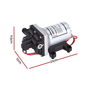 Giantz 12V Water Pump High Pressure Fast Self Priming 11.3L with Auto Switch for RV Caravan Boat PUMP-RV-11-SL