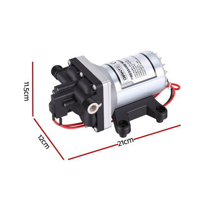 Giantz 12V Water Pump High Pressure Fast Self Priming 11.3L with Auto Switch for RV Caravan Boat PUMP-RV-11-SL