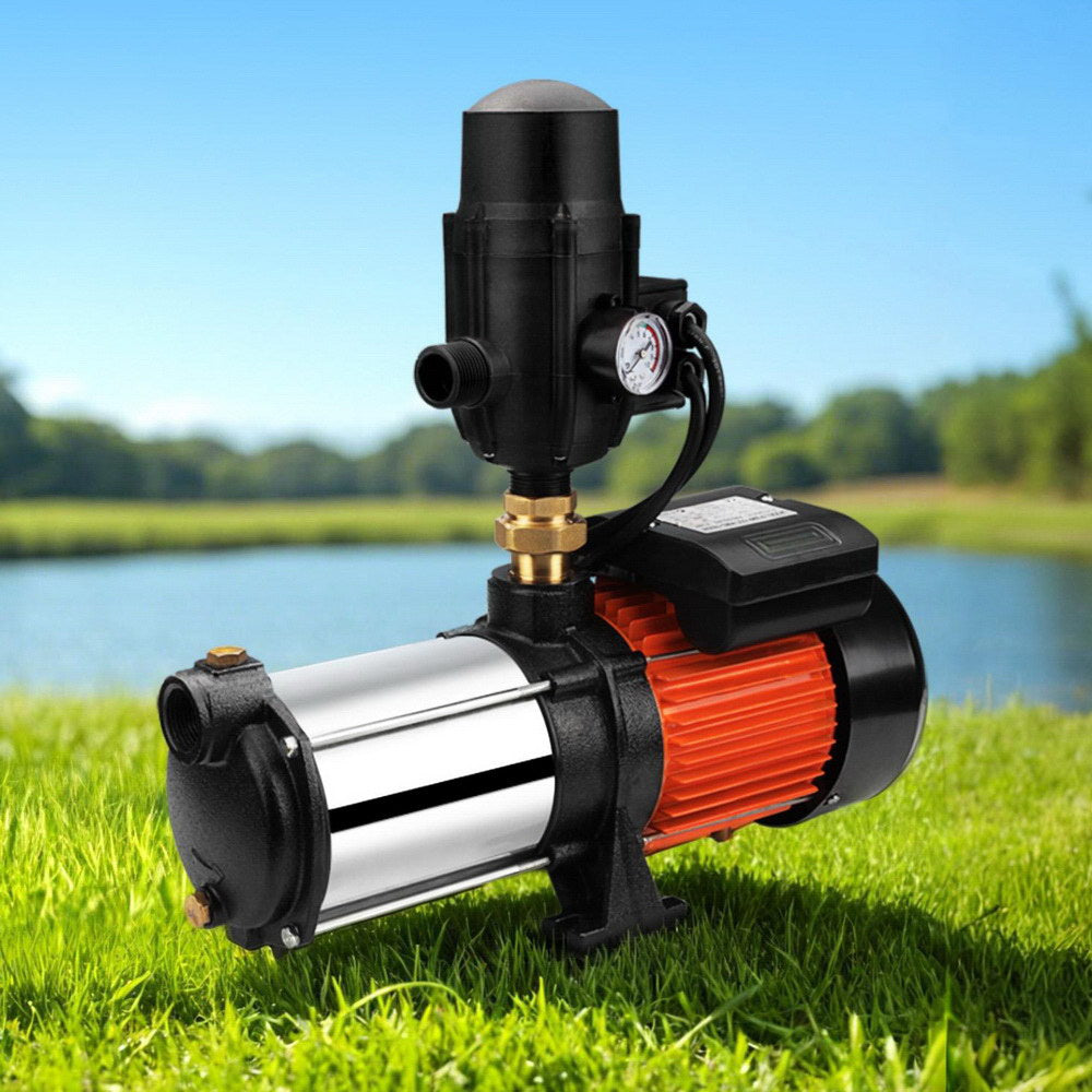Giantz 1800W Max 5-Stage Garden Water Pump High Pressure Irrigation Booster Pump, Automatic Multi-Stage PUMP-ST5-1800W-TPC