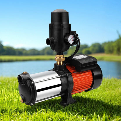 Giantz 1800W Max 5-Stage Garden Water Pump High Pressure Irrigation Booster Pump, Automatic Multi-Stage PUMP-ST5-1800W-TPC