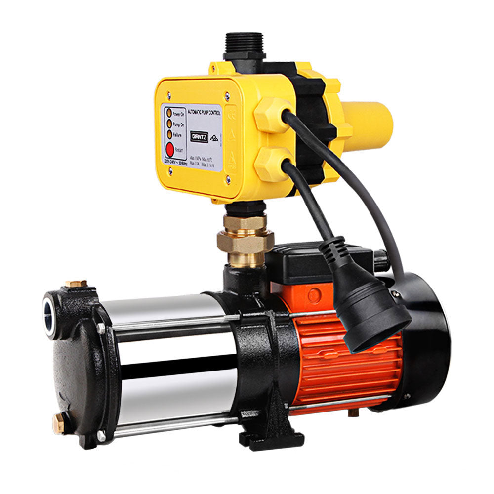 Giantz 1800W Max 5-Stage Garden Water Pump High Pressure Irrigation Booster Pump, Automatic Multi-Stage PUMP-ST5-1800W-YEL