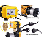 Giantz Garden Water Pump High Pressure 2000W Max 5 Stage Tank Irrigation Transfer Booster Yellow PUMP-ST5-SS-OG-YEL