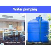 Giantz 2000W Max. Submersible Dirty Water Pump Bore Tank Well Steel Automatic PUMP-SUBM-28-BK