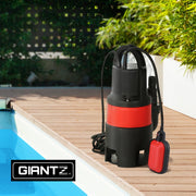 Giantz Garden Submersible Pump 550W Dirty Water Bore Tank Well?Steel Sewerage PUMP-SUBM-550