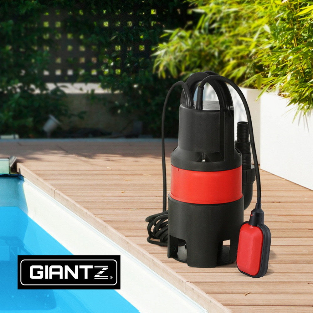 Giantz Garden Submersible Pump 550W Dirty Water Bore Tank Well?Steel Sewerage PUMP-SUBM-550