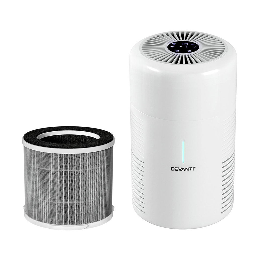 Devanti Air Purifier 3-layer HEPAh11 Filter Home Freshener Carbon PM2.5 Remover PURI-D-300A-FT