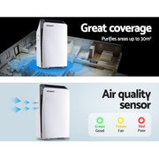 Devanti Air Purifier 4 Stage HEPA Filter PURI-D-501-WH