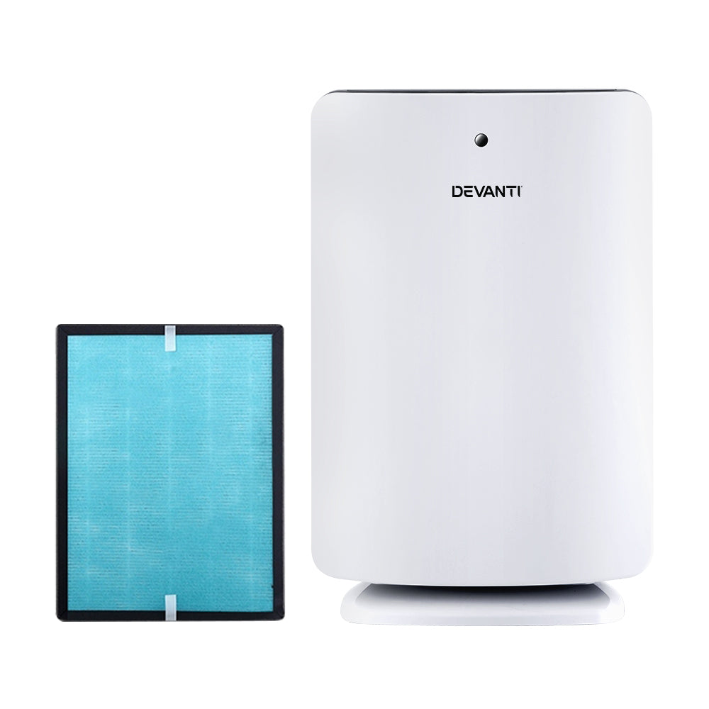 Devanti Air Purifier 3 Stage HEPA w/Replacement Filter PURI-D-505-FT