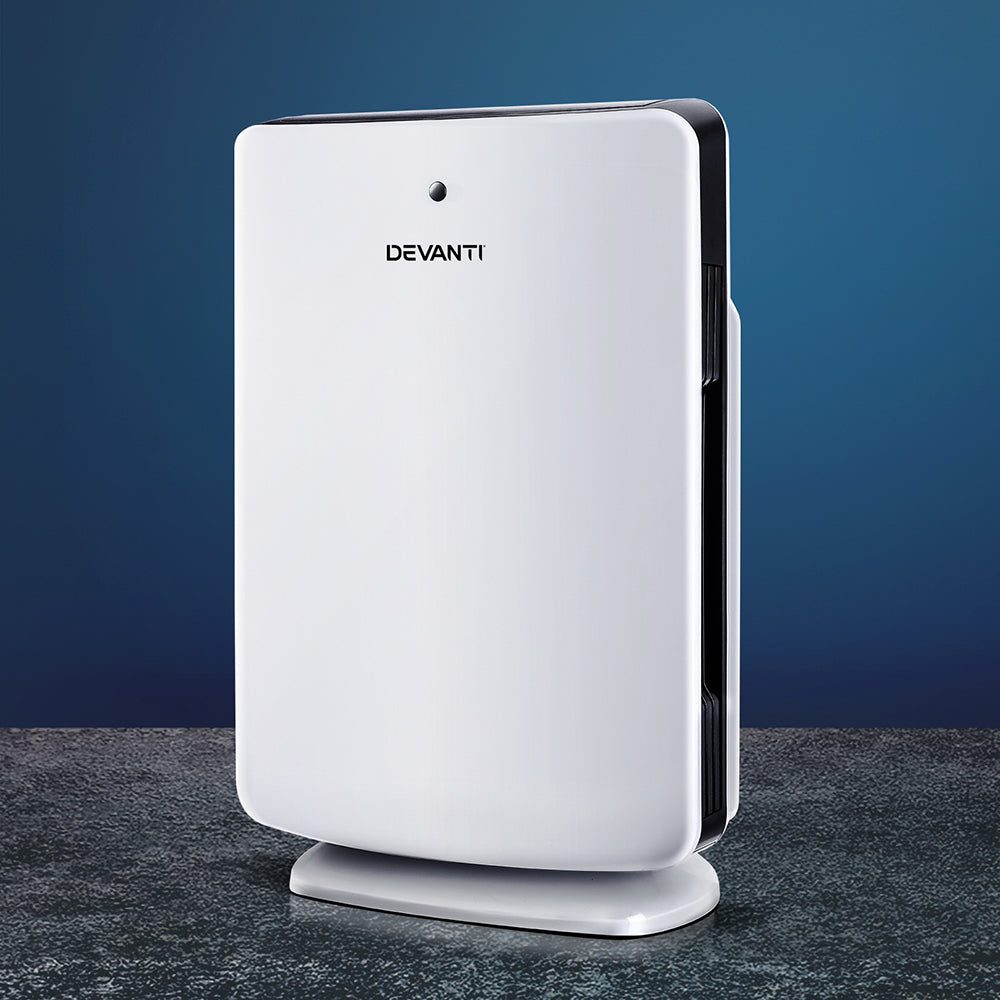 Devanti Air Purifier 3 Stage HEPA Filter PURI-D-505-WH