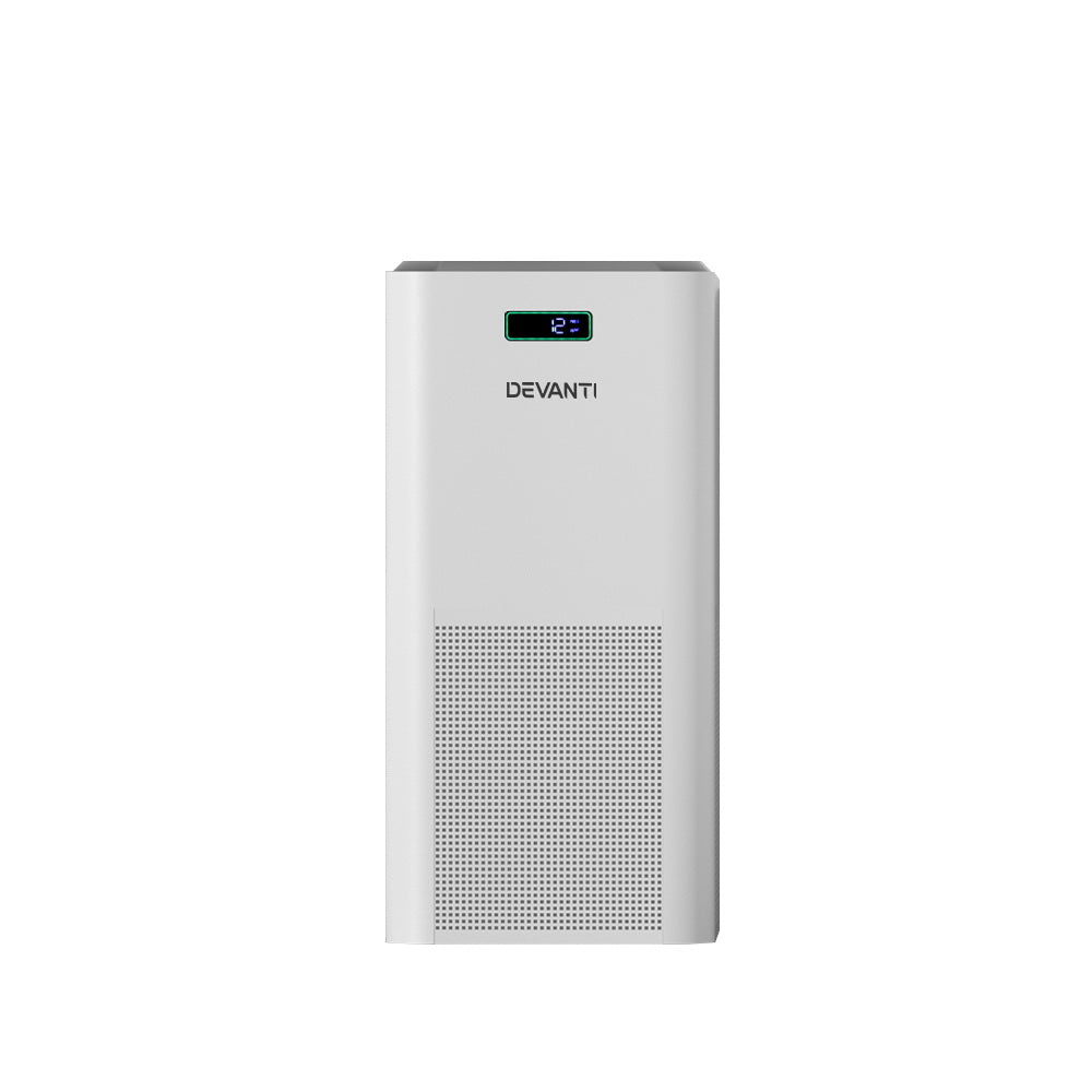 Devanti Air Purifier Home Purifiers HEPA Filter PURI-D-510A-WH
