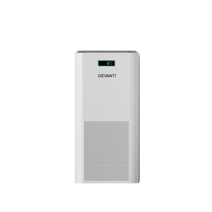 Devanti Air Purifier Home Purifiers HEPA Filter PURI-D-510A-WH
