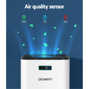 Devanti Air Purifier Home Purifiers HEPA Filter PURI-D-510A-WH