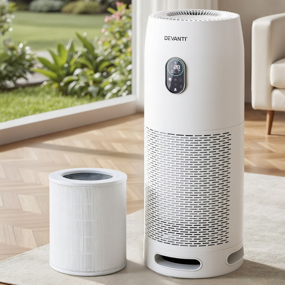 Devanti Air Purifier 4 Stage HEPA w/Replacement Filter PURI-D-850A-FT