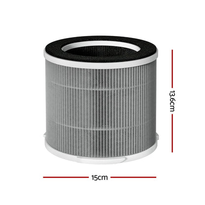 Devanti Replacement Filter Air Purifier HEPAh11 Filters Carbon 3-layer PURI-D-FT-300A