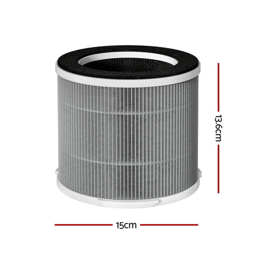 Devanti Replacement Filter Air Purifier HEPAh11 Filters Carbon 3-layer PURI-D-FT-300A