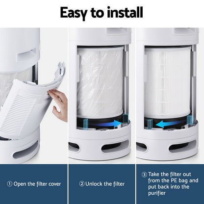 Devanti Air Purifier 4 Layers HEPA Replacement Filter PURI-D-FT-850A