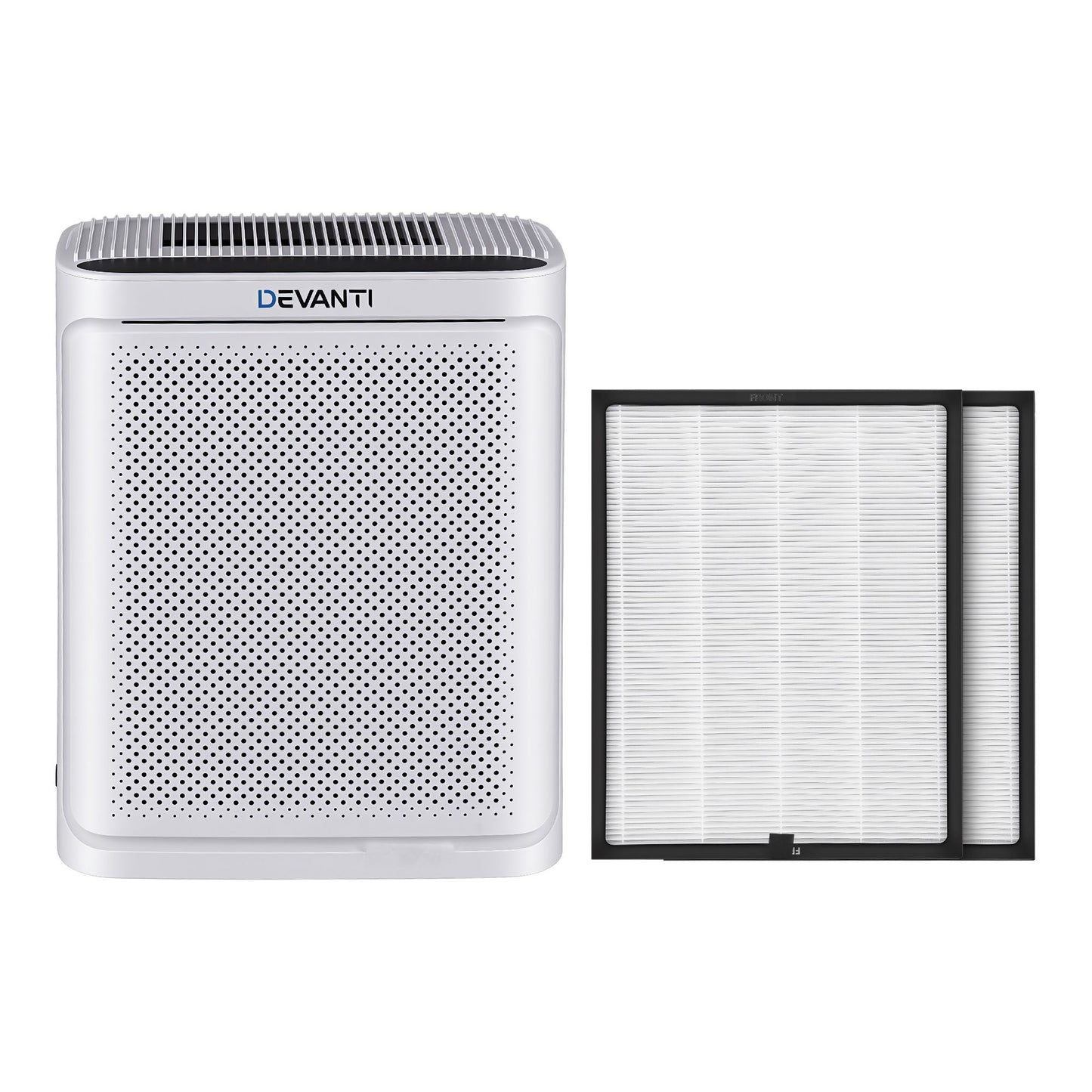Devanti Air Purifier H12 HEPA Cleaner PM2.5 Display Spare Filter White PURI-E-2008-FT-WH