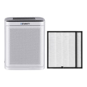 Devanti Air Purifier H12 HEPA Cleaner PM2.5 Display Spare Filter White PURI-E-2008-FT-WH
