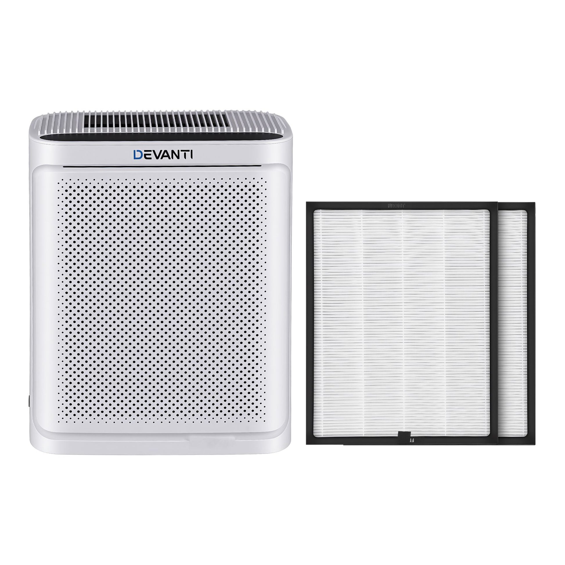Devanti Air Purifier H12 HEPA Cleaner PM2.5 Display Spare Filter White PURI-E-2008-FT-WH