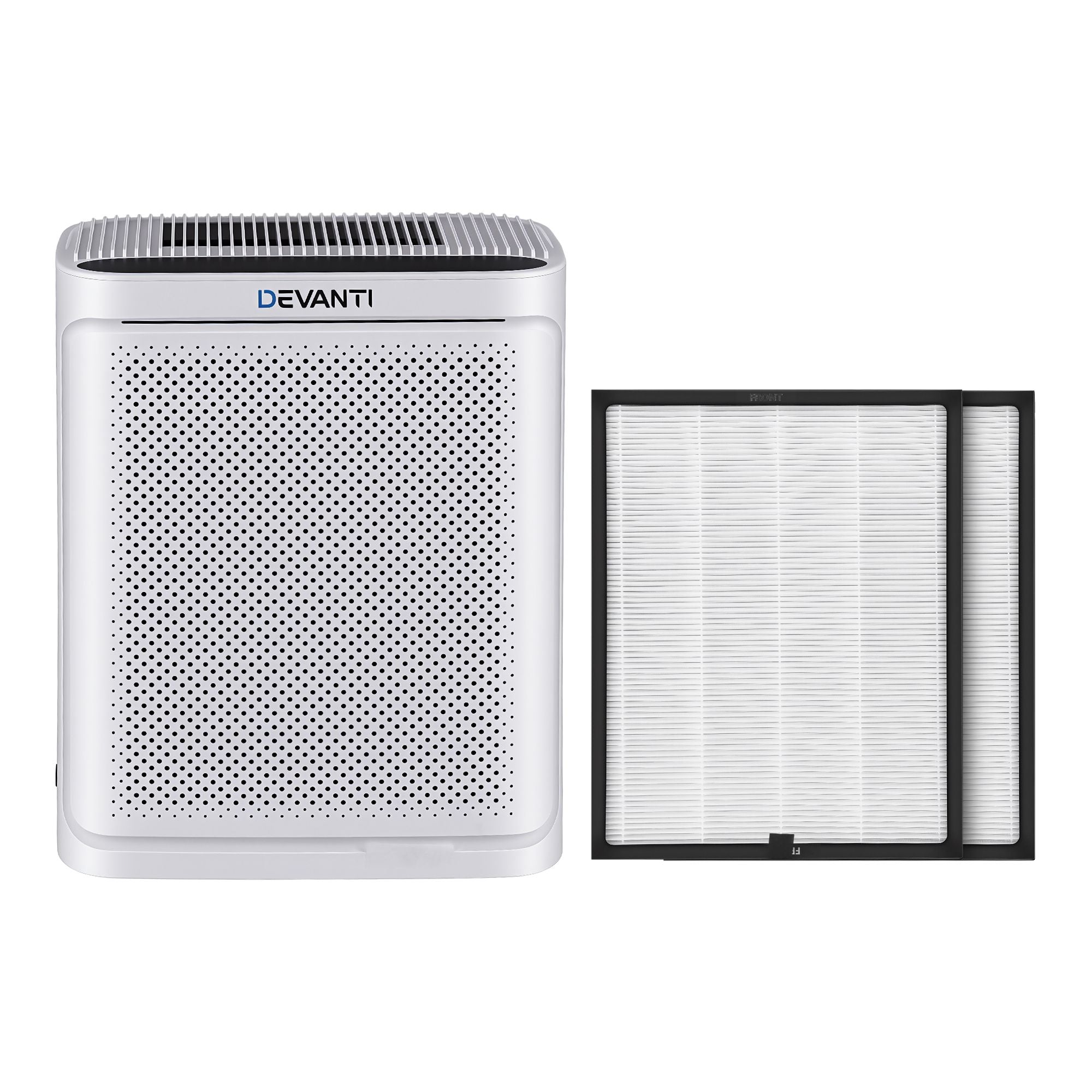 Devanti Air Purifier H12 HEPA Cleaner PM2.5 Display Spare Filter White PURI-E-2008-FT-WH