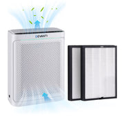 Devanti Air Purifier H12 HEPA Cleaner PM2.5 Display Spare Filter White PURI-E-2008-FT-WH