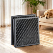 Devanti Air Purifier Filter Replacement H12 HEPA 2 Pack Dual Intake PURI-E-4866PET-FT