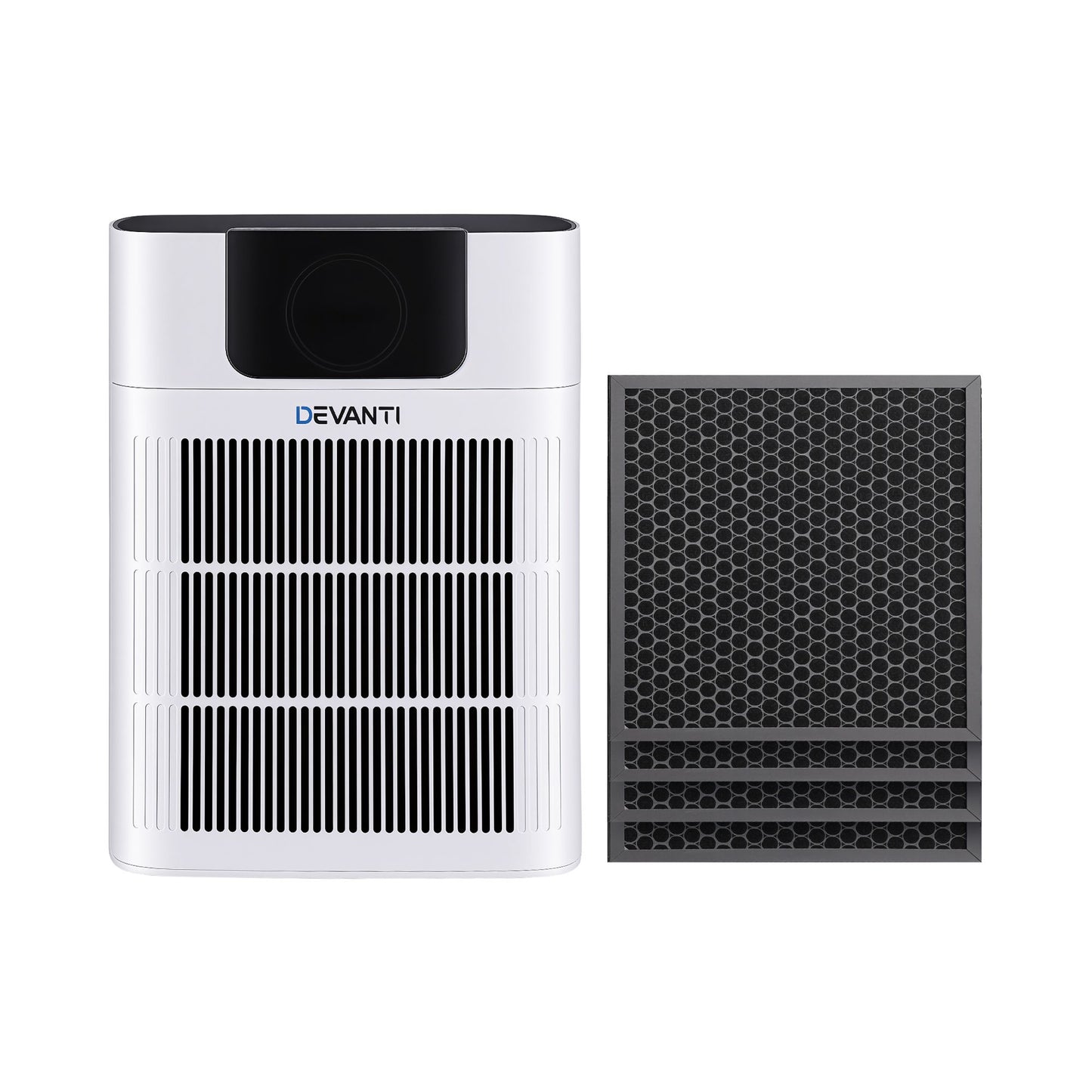 Devanti Pet Air Purifier H12 HEPA Filter Cleaner Replacement Filter White PURI-E-4866PET-FT-WH