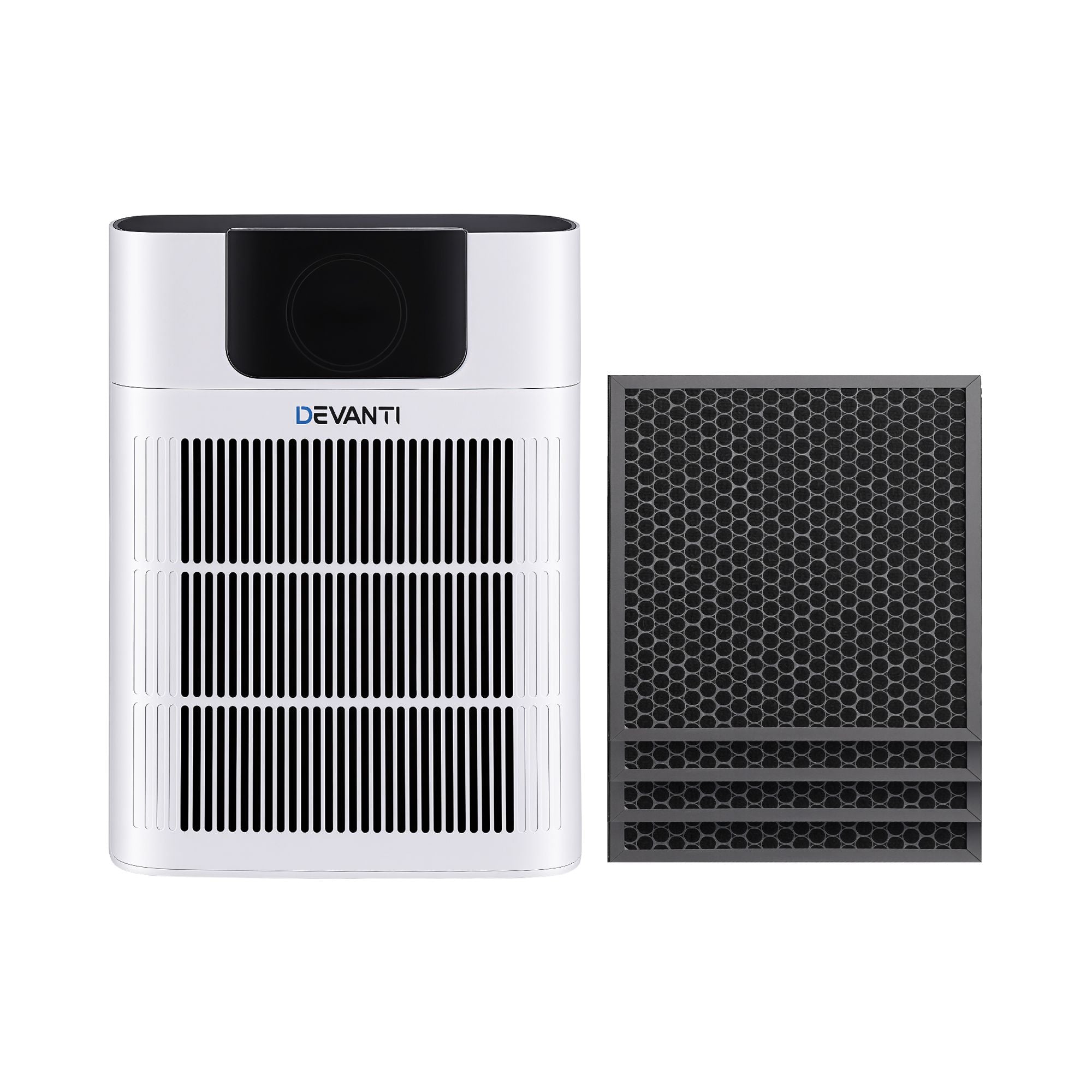 Devanti Pet Air Purifier H12 HEPA Filter Cleaner Replacement Filter White PURI-E-4866PET-FT-WH