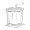 Devanti Portable Washing Machine Manual Spin Dryer Compact for Camping Caravan Apartment PWM-B-2.5KG-WH