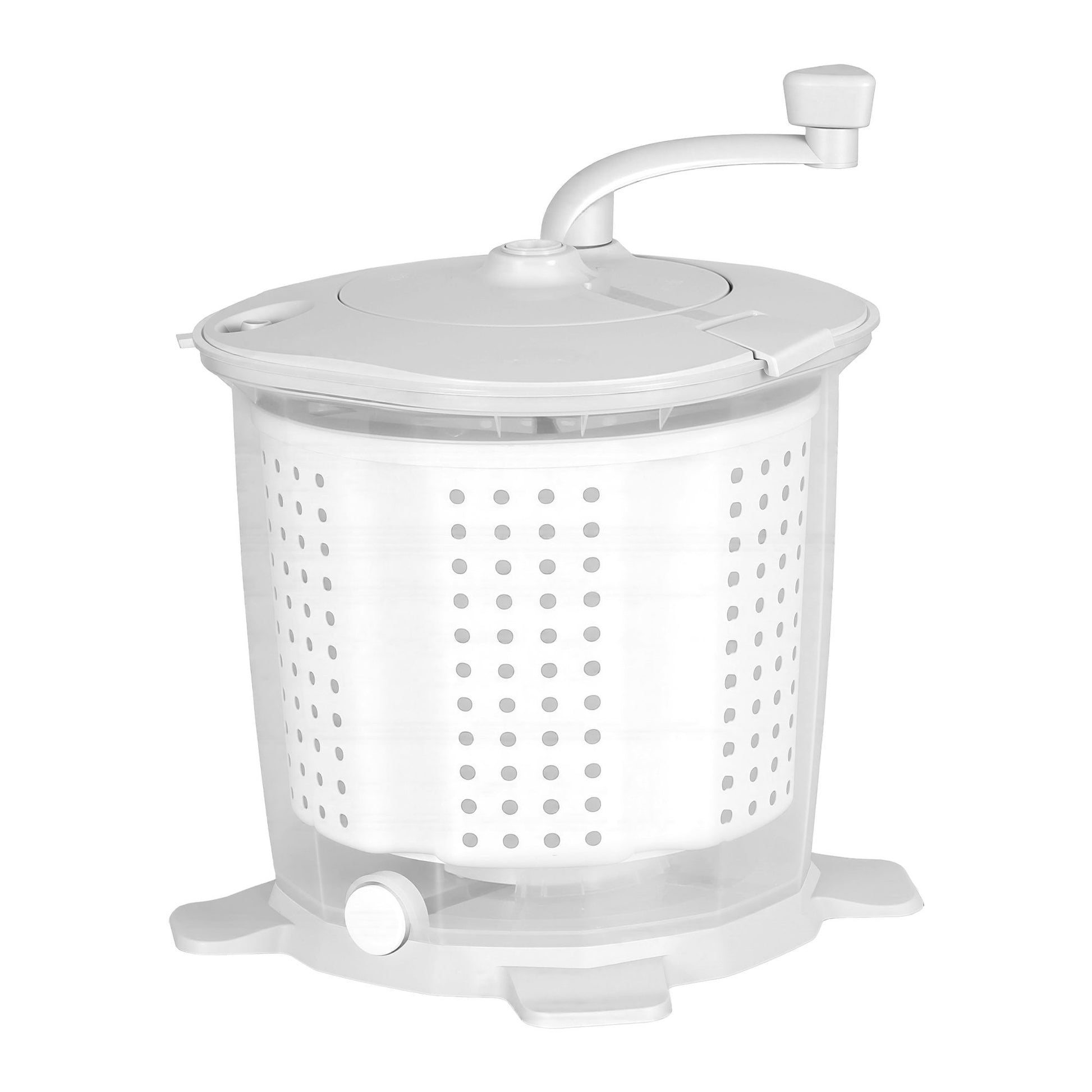 Devanti Portable Washing Machine Manual Spin Dryer Compact for Camping Caravan Apartment PWM-B-2.5KG-WH