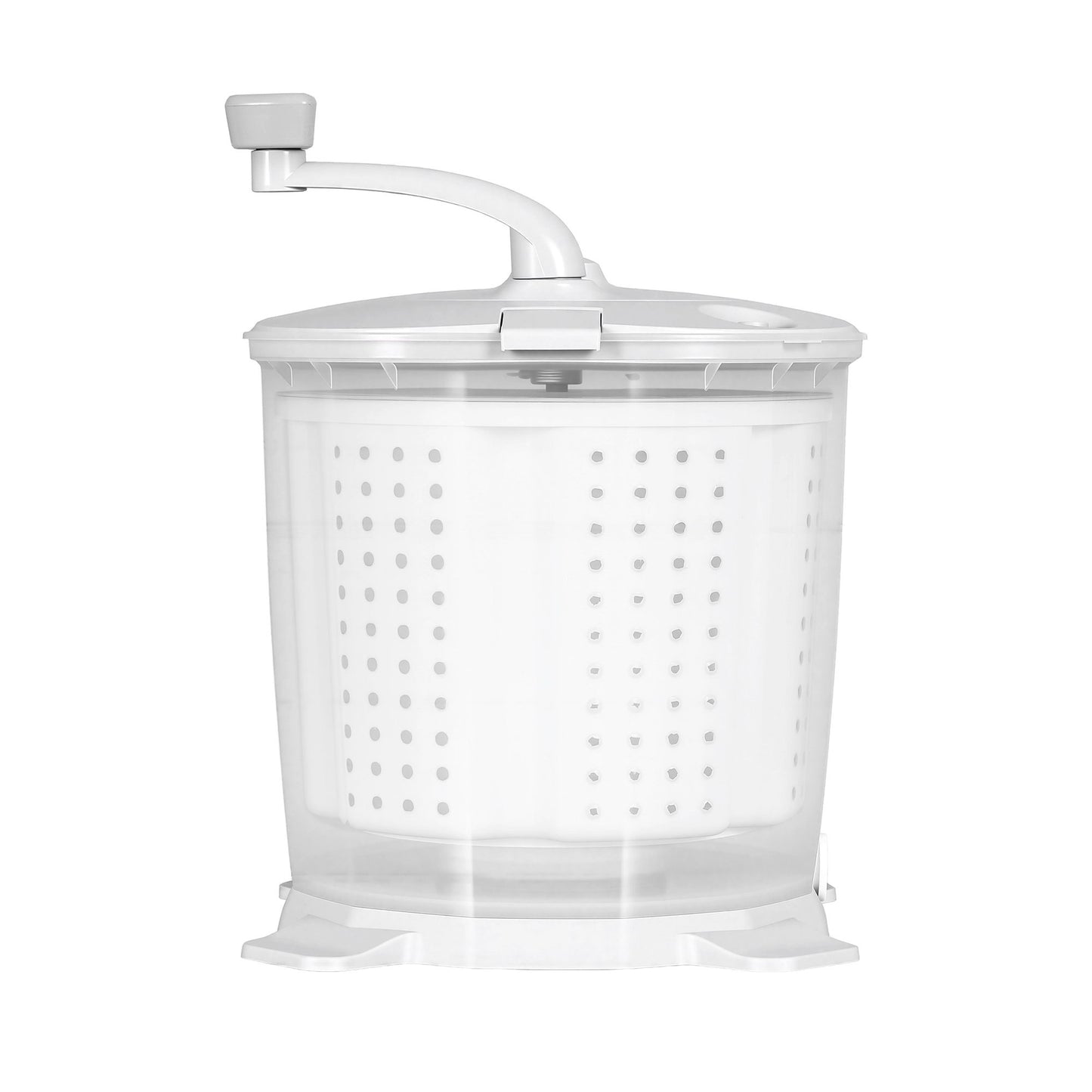 Devanti Portable Washing Machine Manual Spin Dryer Compact for Camping Caravan Apartment PWM-B-2.5KG-WH