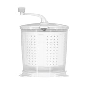Devanti Portable Washing Machine Manual Spin Dryer Compact for Camping Caravan Apartment PWM-B-2.5KG-WH