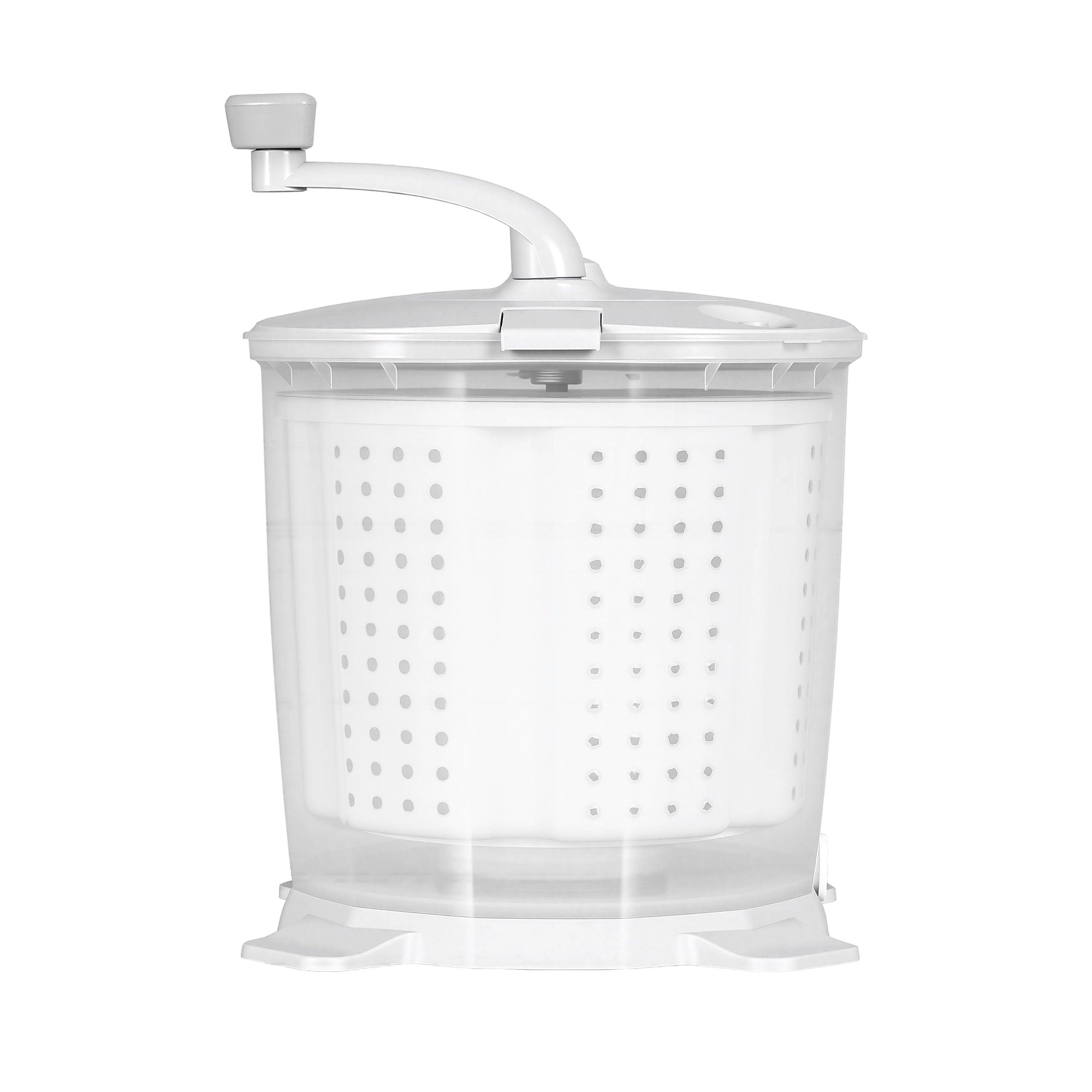 Devanti Portable Washing Machine Manual Spin Dryer Compact for Camping Caravan Apartment PWM-B-2.5KG-WH