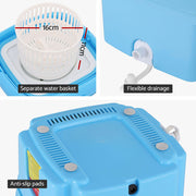 Devanti Portable Washing Machine 4.5L Blue PWM-B-FOLD-4.5-BL