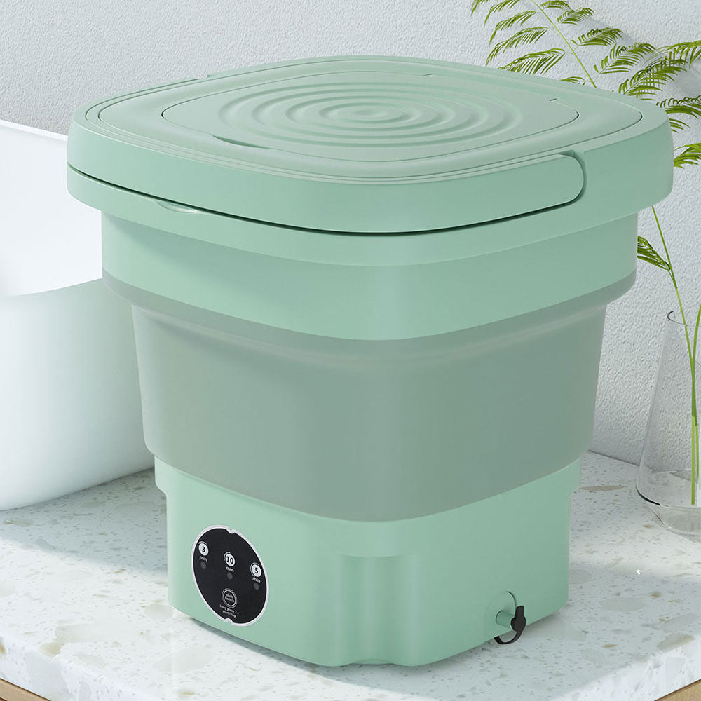 Devanti Portable Washing Machine 8L Green PWM-B-FOLD-8-GN