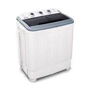 Devanti Portable Washing Machine Twin Tub 4.6KG White PWM-T-98-WH