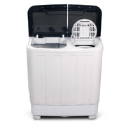 Devanti Portable Washing Machine Twin Tub 4.6KG White PWM-T-98-WH